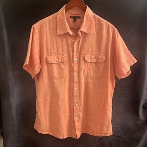 Banana Republic Short Sleeve Linen Shirt
